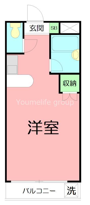 エクセレント海老名B 303号室 間取り