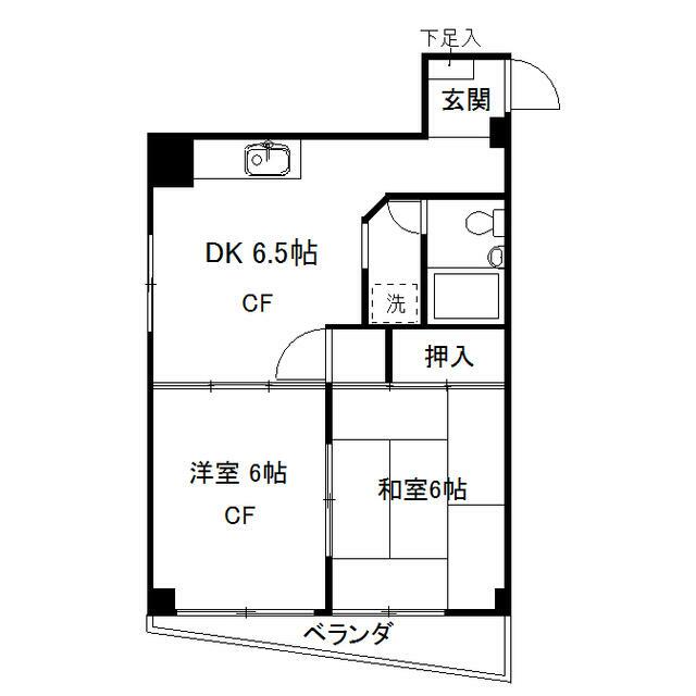 ヒルテラス戸塚 302号室 間取り