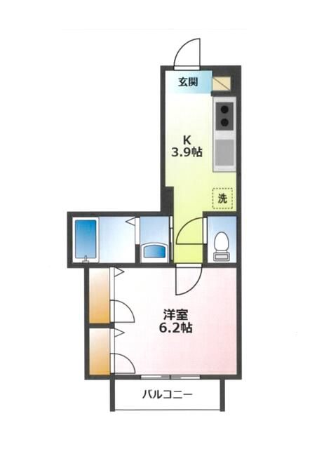 グリーンハイツ城山 103号室 間取り