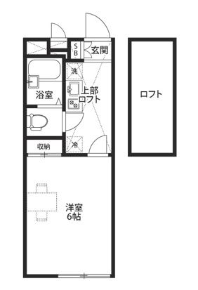 レオエクセル 202号室 間取り