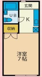 コーポラブリー 106号室 間取り