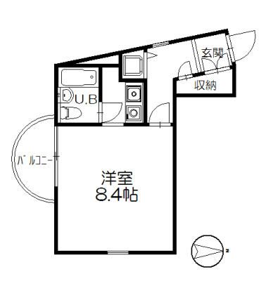 イーストピークⅠ 406号室 間取り