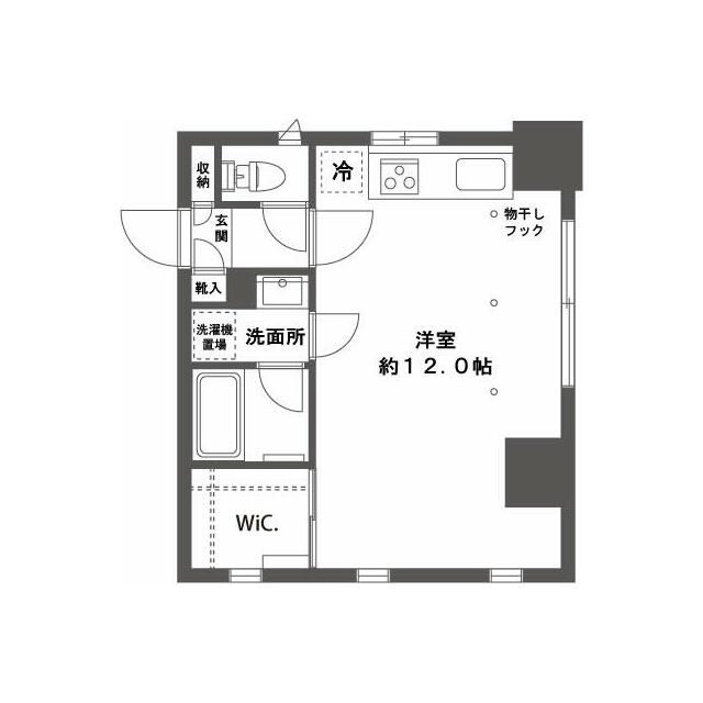 エシュレ湘南 101号室 間取り