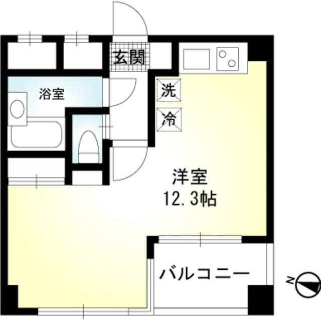 OZ-COURT 215号室 間取り
