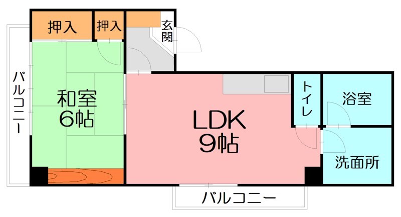 木戸ビル 304号室 間取り