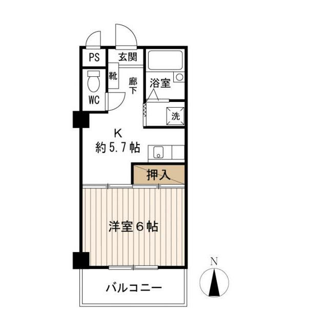 ＵＳＫシャンブル 405号室 間取り