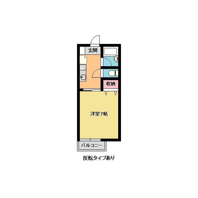 エトワールⅡ 107号室 間取り