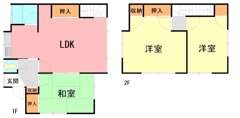 腰越貸家 間取り