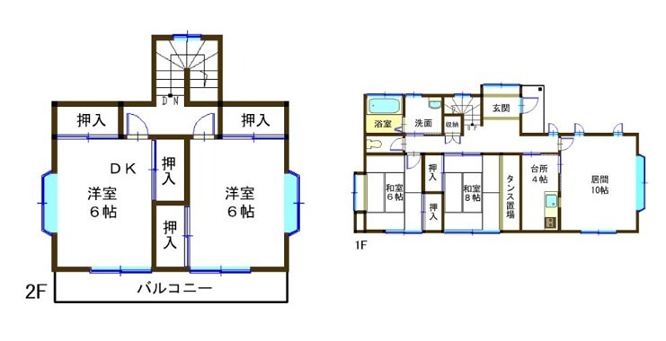 鈴野貸家 間取り