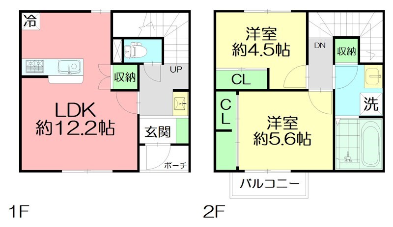 エクレールパティオ  106号室 間取り