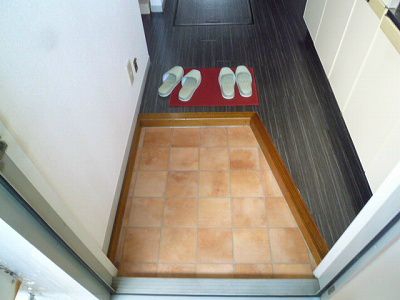 ドミールシャンテ 玄関