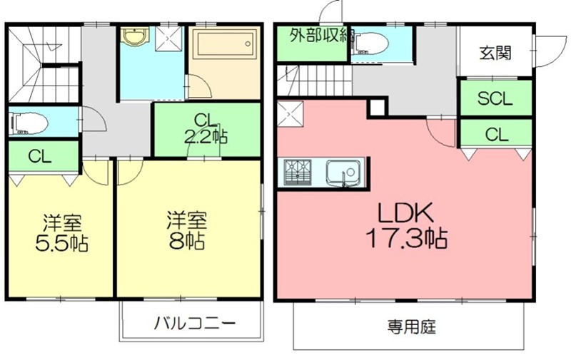 ガーデンヒルズ湘南台Ｄ棟 D2号室 間取り