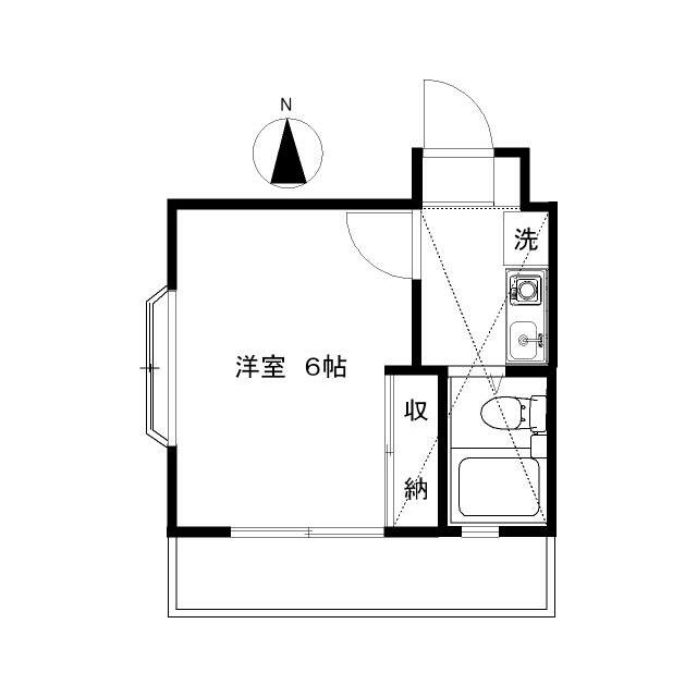 湘南台ドミール21C 202号室 間取り