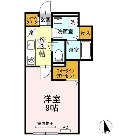 ハイアット湘南 101号室 間取り