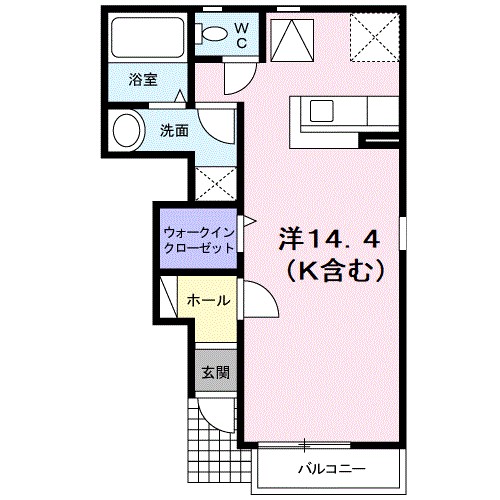 イースト　メゾン 103号室 間取り