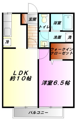 ヴィラシャルマン 201号室 間取り