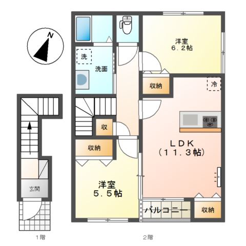 サニープレイスＡ 間取り