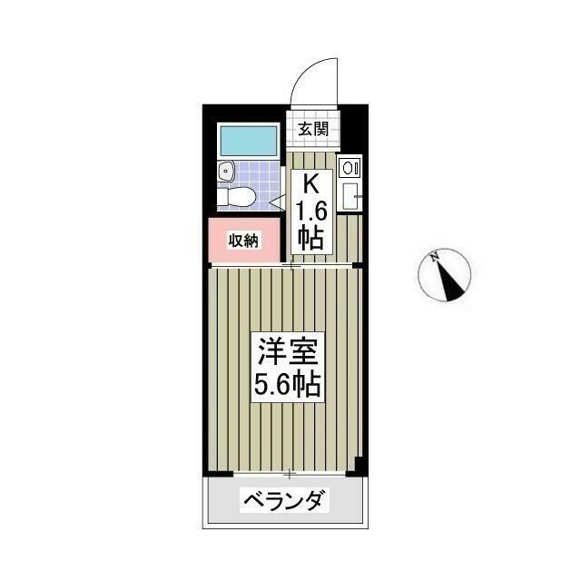 シャトール田口戸塚Ⅱ 205号室 間取り