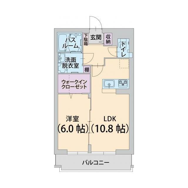 トトローネ 104号室 間取り