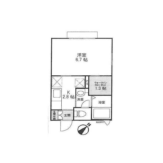 セントラル舞岡Ａ棟 201号室 間取り