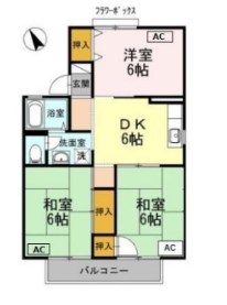 グレープ・シュライン I 201号室 間取り