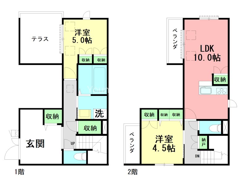 シンフォニアⅤ 105号室 間取り