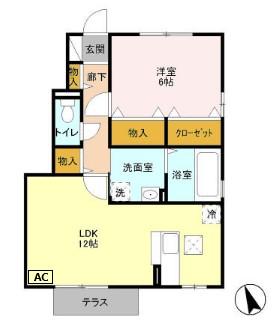 夢 101号室 間取り