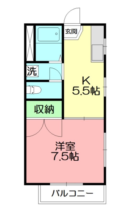 シオン藤沢Ａ 101号室 間取り