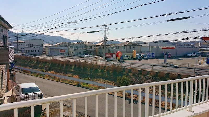 河内サンハイツ ベランダ