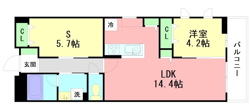 GRAND RESIDENCE UCHIYAMA Ⅳ 303号室 間取り