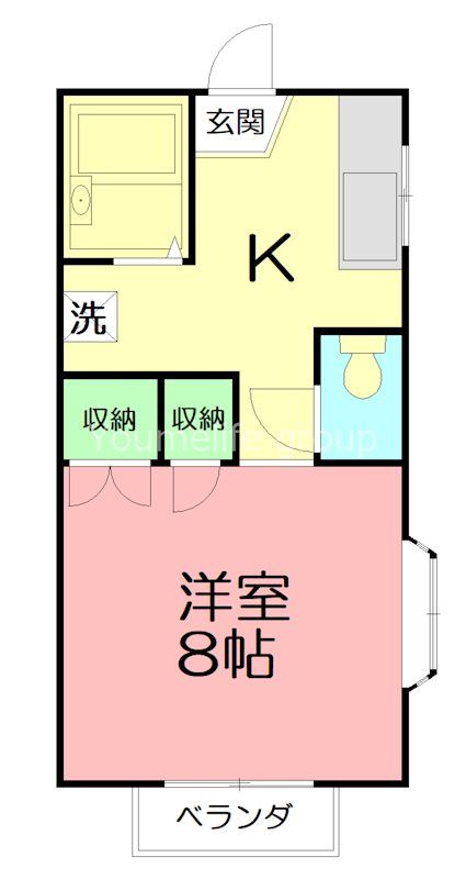 レジデンス高橋 102号室 間取り
