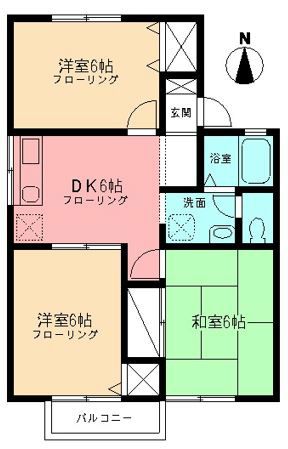 センチュリー湘南Ｂ 202号室 間取り