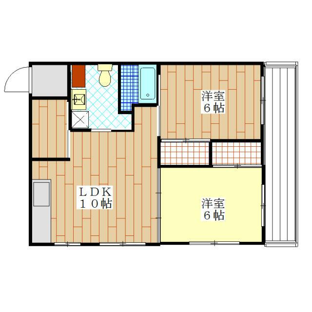 藤沢第一ＳＫビル 202号室 間取り