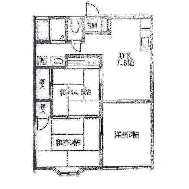 コーポタムコ 102号室 間取り