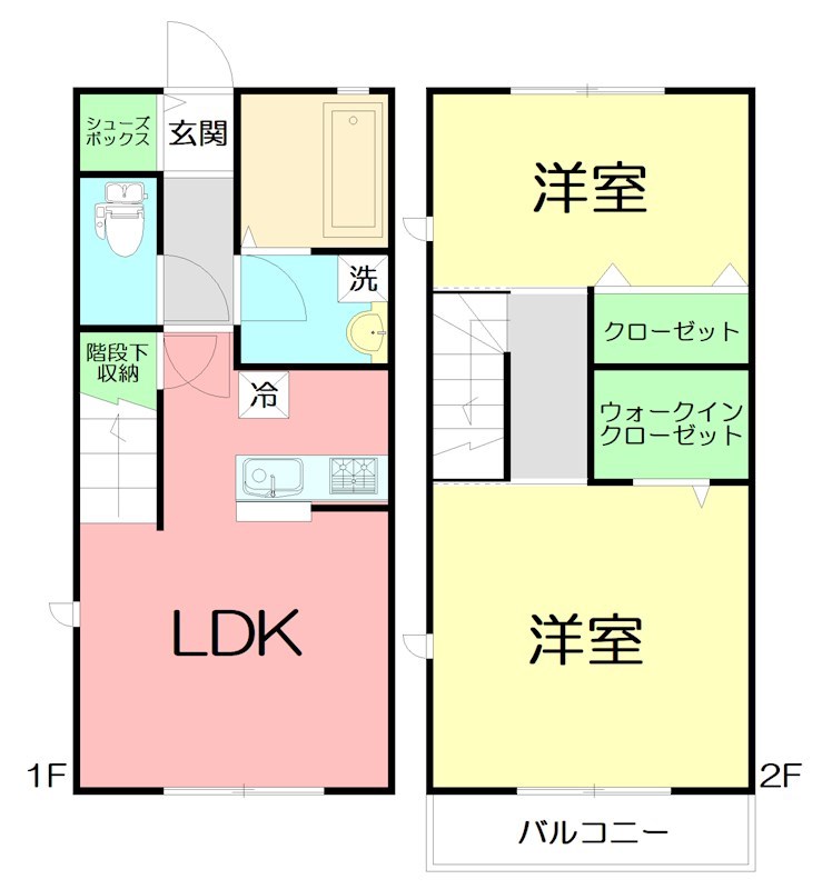 ケーズ 101号室 間取り
