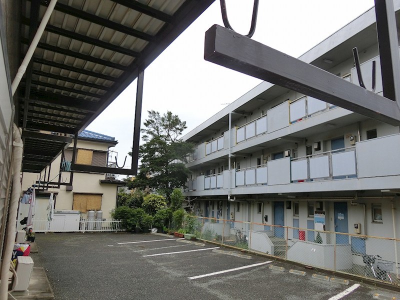 清水ハイツ ベランダ