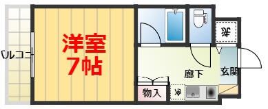 プラージュ湘南 303号室 間取り