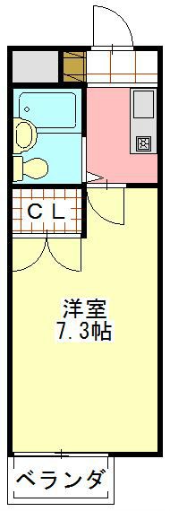 マイメゾン愛甲石田 402号室 間取り