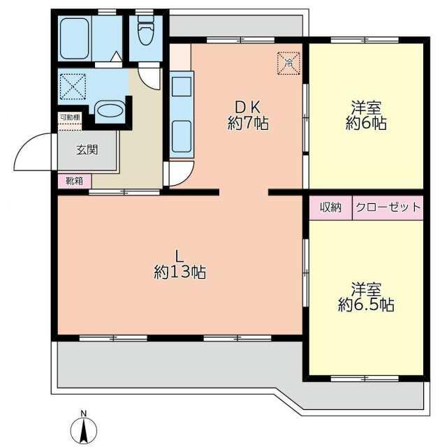 東建ニューハイツ海老名　１０号棟 103号室 間取り
