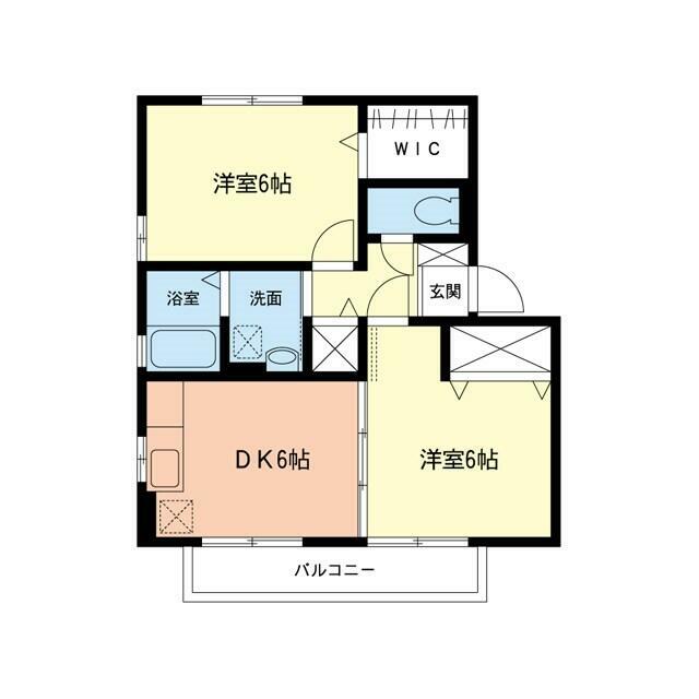 ファミールＭ－Ａ 202号室 間取り