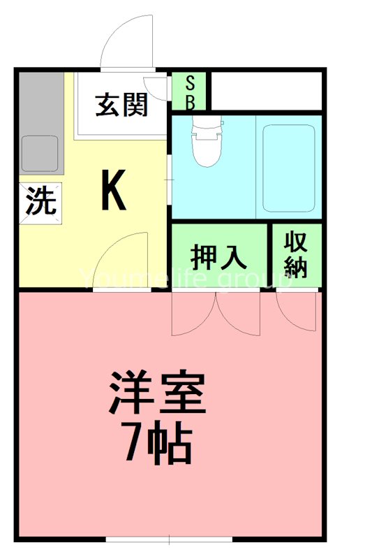 ハイツエンゼル 101号室 間取り