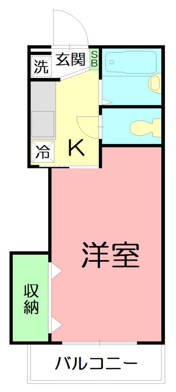 ピュア湘南 104号室 間取り