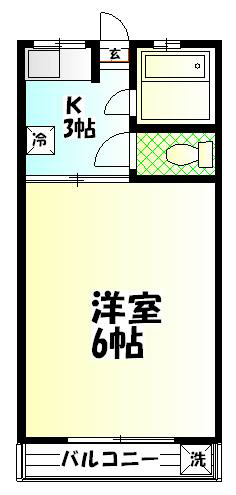 ハイツすずき  105号室 間取り