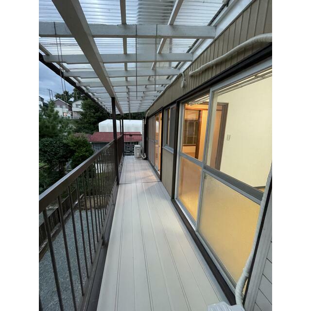 足柄の里 ベランダ