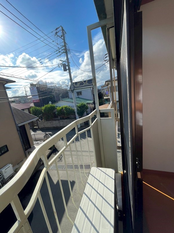 シティハイム　山川ハイツB ベランダ