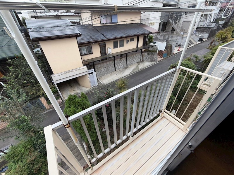 岡本ハイツ ベランダ