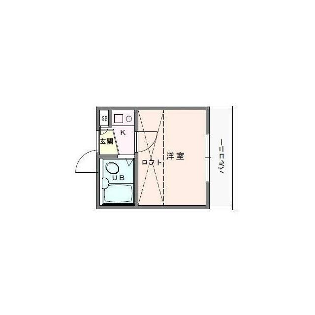 サーフ松風町 110号室 間取り