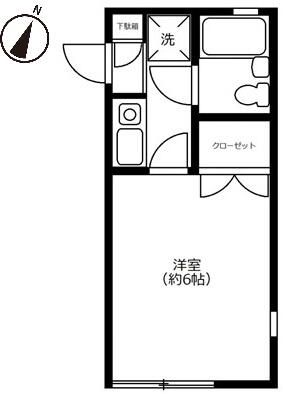 プチメゾン 103号室 間取り