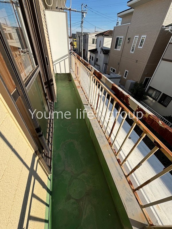 ハイツサルーンＴＡＮＡＫＡ　Ｂ ベランダ