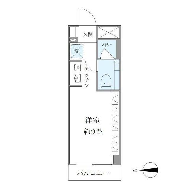 ＩＳＭ平塚 404号室 間取り